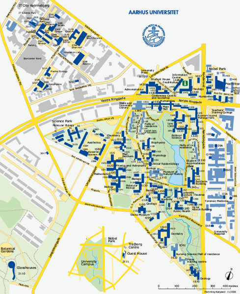 Aarhus University Map