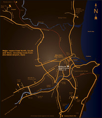 Aberdeen City Map