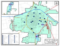 Abilene City Parks Map