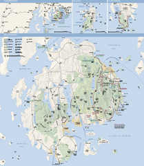 Acadia National Park Map