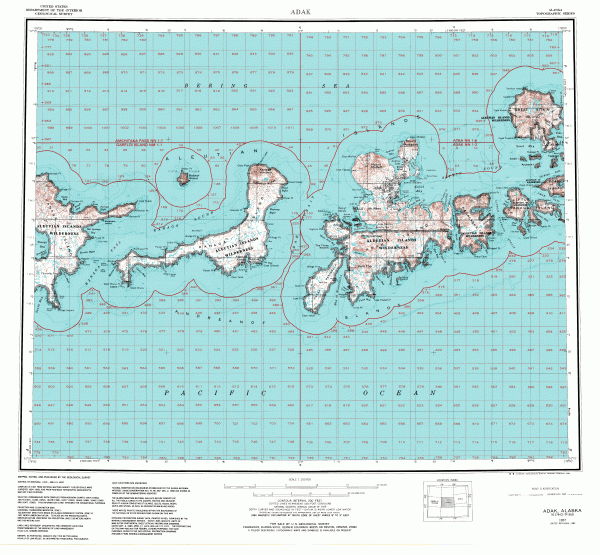 Adak Alaska Topo Map