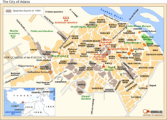 Adana City Map Adana City Map
