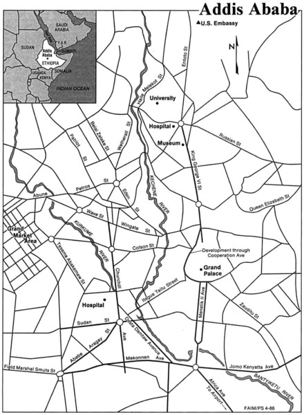 Addis Ababa Map