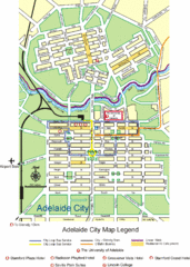 Adelaide City Map Adelaide City Map
