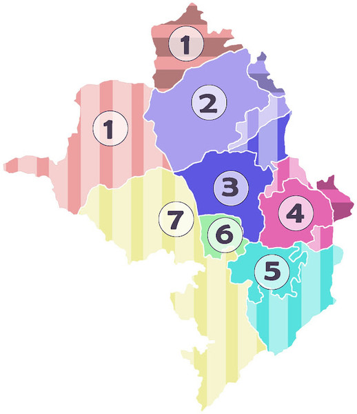 Administrative Units of the Nagorno-Karabakh Republic (Artsakh) Map