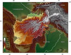 Afg Topographic Map