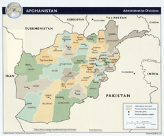 Afghanistan Tourist Map