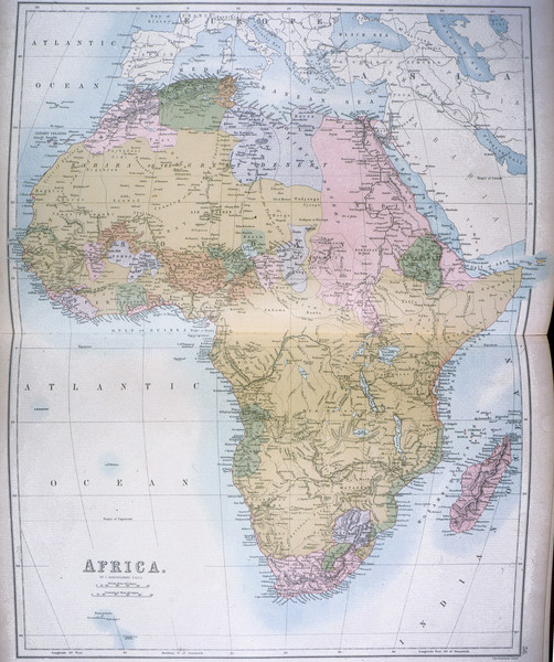 Africa Map 1885