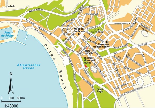 Agadir city Map