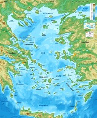 Agean Sea Map