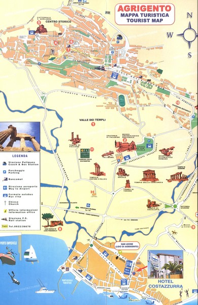 Agrigento Map
