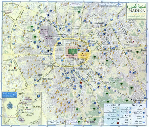 Al Madinah Tourist Map
