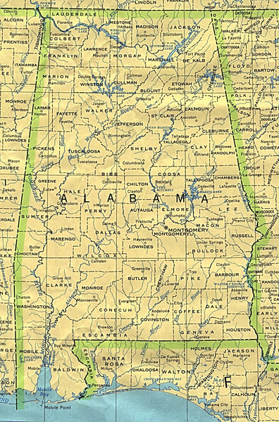 Alabama Map