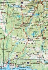 Alabama Reference Map
