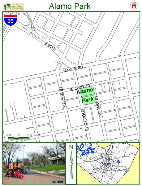 Alamo Park Map