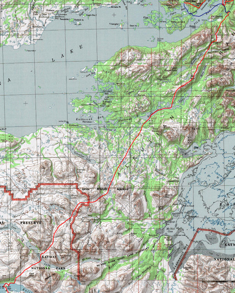 Alaska Peninsula Map