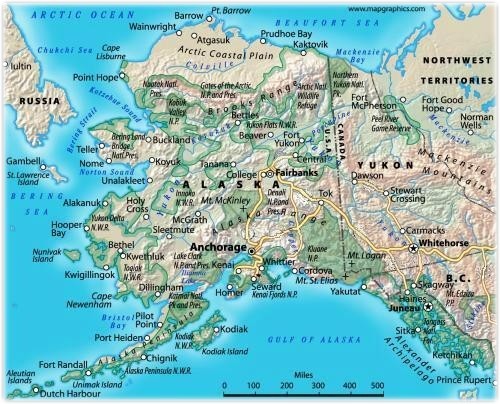 Alaska Road Map Pdf Alaska Road Map - Alaska • Mappery