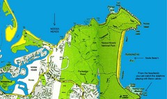 Alexandria Bay, Australia Beach Map