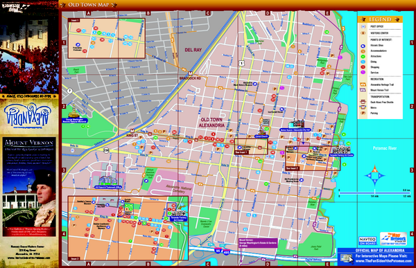 Alexandria City Tourist Map