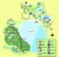 Alfred B. Maclay Gardens State Park Map