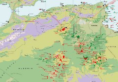 Algeria Hydrocarbon Map