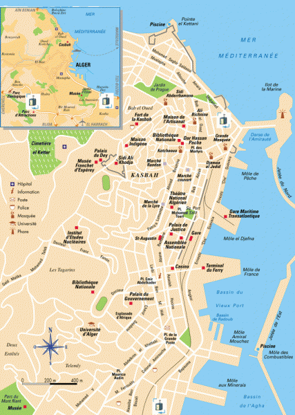 Algiers Street Map