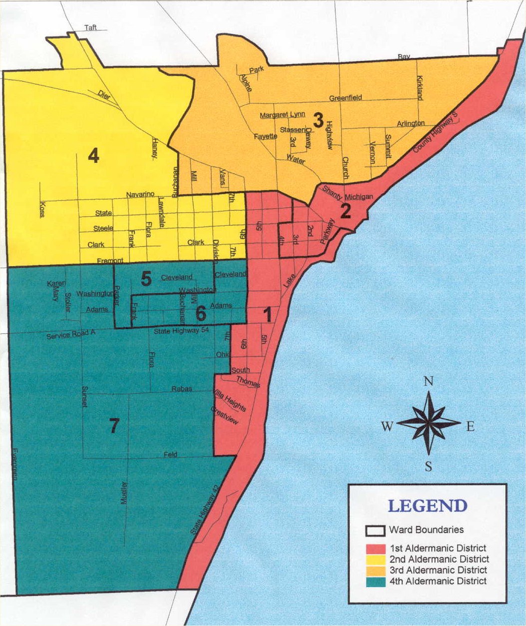 Algoma City Map Algoma Wisconsin • mappery
