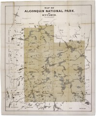 Algonquin National Park Map 1893