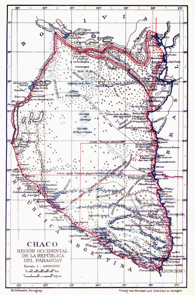 All the failed proposals to delimit the Chaco Map