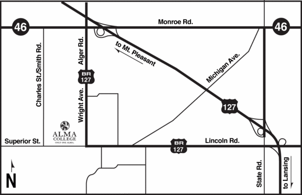 Alma City Map