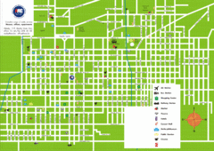 Almaty Center Map