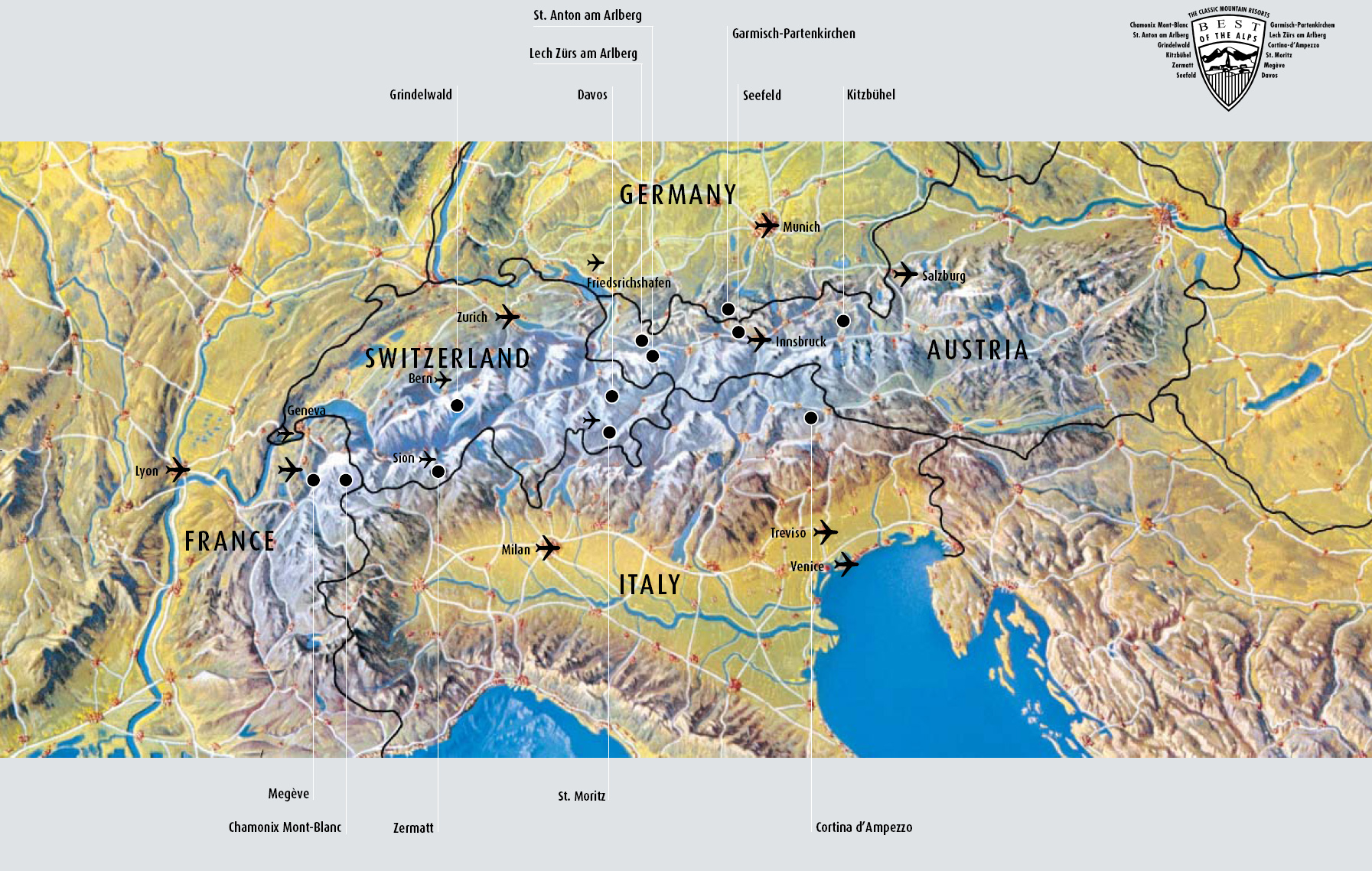 Alps Top Resort Town Map 