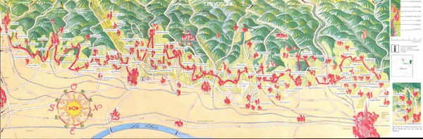 Alsace - Route du Vin Map