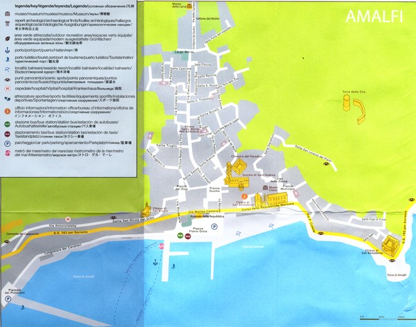 Amalfi Map