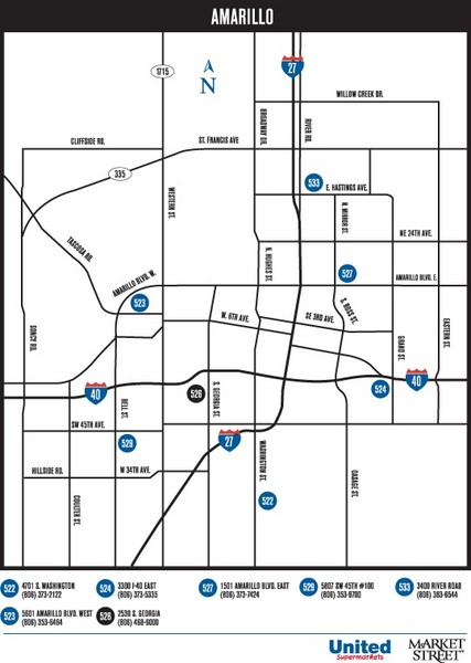 Amarillo Map