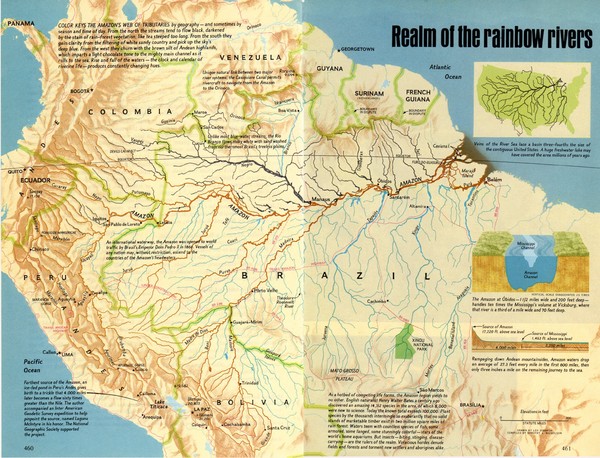 Amazon River Basin Map