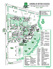 American River College Campus Map