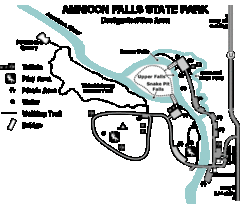 Amnicon Falls State Park Map