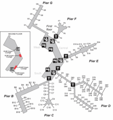 Amsterdam Airport Schipol Map