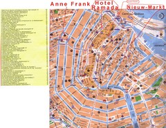 Amsterdam Tourist Map