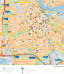 Amsterdam Tourist Map Amsterdam Tourist Map