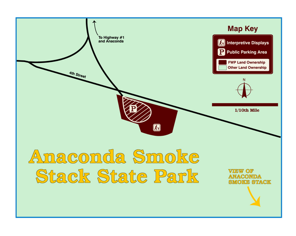 Anaconda Smoke Stack State Park Map