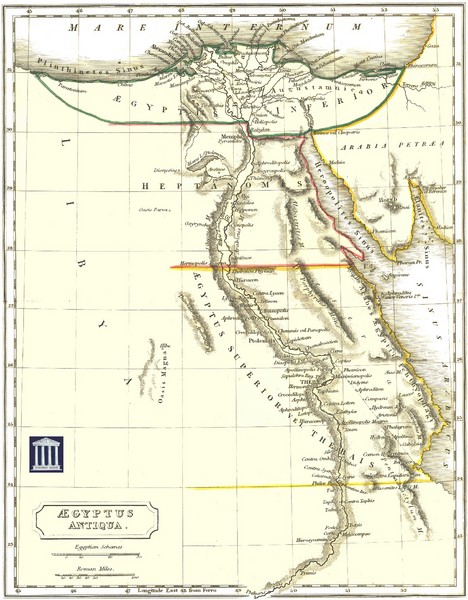 Ancient Egypt Map