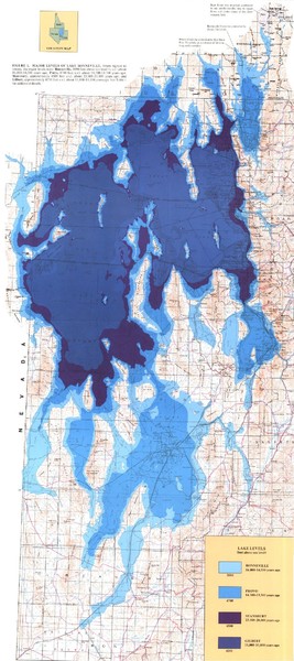 Ancient Lake Bonneville Map