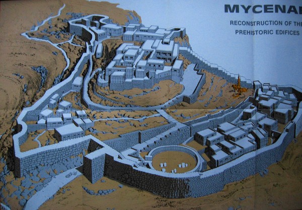 Ancient Mycenae Map - Mycenae Greece • mappery