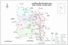 Ang Thong Tourist Map