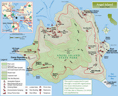 Angel Island State Park Map