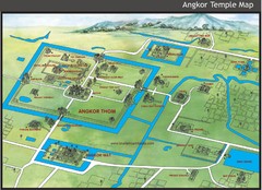 Angkor Temple Map