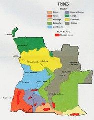 Angola Tribes Map