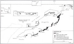 Anguilla Coral Reefs Map